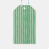 Hand Drawn doodle green pink christmas ギフトタグ (裏面)