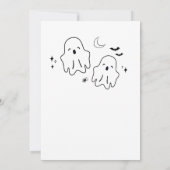 Hand Drawn Drink Up Witches Halloween Party 招待状 (裏面)