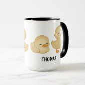 Hand Drawn Duck Custom Cute Mug マグカップ (正面右)