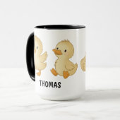 Hand Drawn Duck Custom Cute Mug マグカップ (正面左)