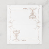 hand drawn espresso martini - wedding place cards プレイスカード (外部開封)