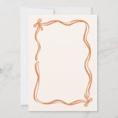 Hand Drawn Fall Brunch party invitation 招待状 (裏面)