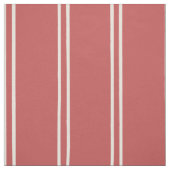 Hand Drawn Farmhouse Stripes | Faded Rust Red ファブリック (見本)