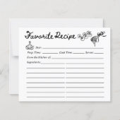 Hand Drawn Favorite Recipe Card (正面)