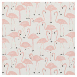 Hand-Drawn Flamingo | Tropical Sewing & Quilting ファブリック