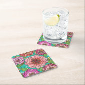 "Hand-drawn Floral Delight Coaster Set" ペーパーコースター (インサイチュ)