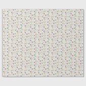 Hand Drawn Floral Whimsical Flowers Wedding  ラッピングペーパー (フラット)