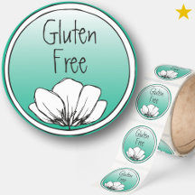 Hand Drawn Flower Small Business Packaging Label