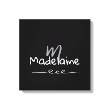 Hand Drawn Font Monogram Black White 