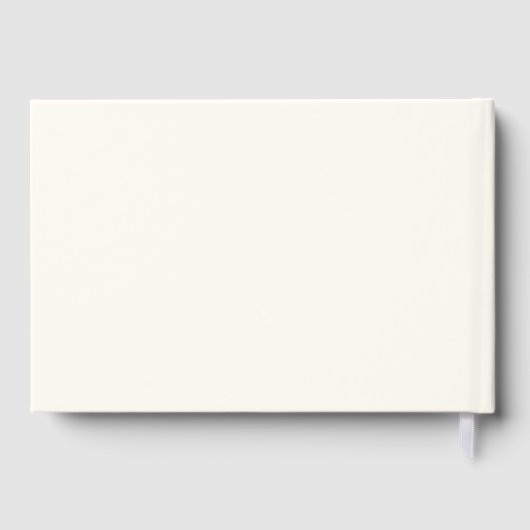 Hand Drawn Green Wedding ゲストブック (裏面)