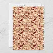 Hand Drawn Halloween Costume Birthday Party  招待状 (裏面)