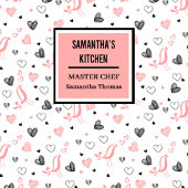 Hand Drawn Hearts Sweet Anniversary Love Gift   エプロン