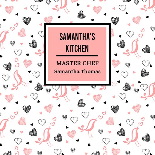 Hand Drawn Hearts Sweet Anniversary Love Gift   エプロン