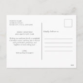 Hand Drawn Illustrated New Years Eve Party シーズンポストカード (裏面)