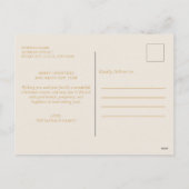 Hand Drawn Illustrated New Years Eve Party シーズンポストカード (裏面)