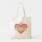 Hand-drawn Immaculate Heart of Mary Tote Bag トートバッグ (裏面)