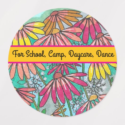 Hand-Drawn Iron-On Labels for a Personal Touch ラベル (デザイン2)