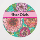 Hand-Drawn Iron-On Labels for a Personal Touch ラベル (デザイン1)