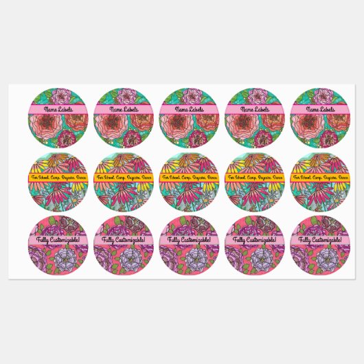 Hand-Drawn Iron-On Labels for a Personal Touch ラベル (シート)