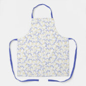 Hand Drawn Lemon Pattern Apron エプロン (正面)