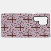 Hand-drawn Lenten Cross and Roses Samsung Case Samsung Galaxyケース (裏面横)