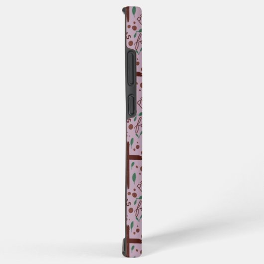 Hand-drawn Lenten Cross and Roses Samsung Case Samsung Galaxyケース (右側面)