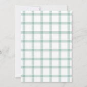 Hand Drawn Little Sprout Locally Grown Baby Shower 招待状 (裏面)