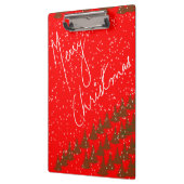 Hand-Drawn Merry Christmas クリップボード (左)