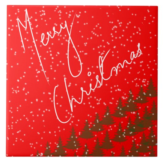 Hand-Drawn Merry Christmas タイル (正面)