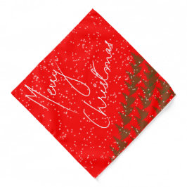 Hand-Drawn Merry Christmas バンダナ