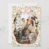 Hand Drawn Merry Christmas Card シーズンカード (裏面)