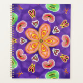 Hand drawn modern floral chic Planner プランナー手帳 (正面)