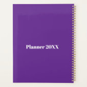 Hand drawn modern floral chic Planner プランナー手帳 (裏面)