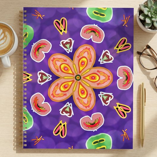 Hand drawn modern floral chic Planner プランナー手帳