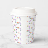 Hand-Drawn Mushroom Paper Cups  紙コップ (左)