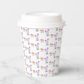Hand-Drawn Mushroom Paper Cups  紙コップ (正面)