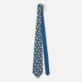 Hand Drawn Nordic Folk Art Neck Tie ネクタイ (正面)