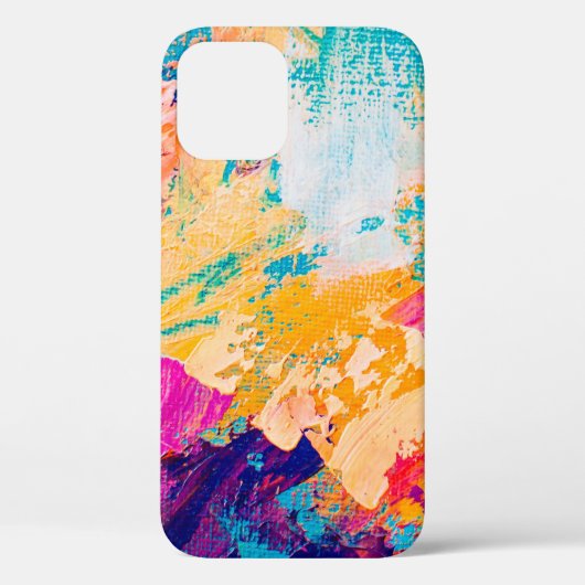 Hand drawn oil painting. Abstract art background. Case-Mate iPhoneケース (裏面)