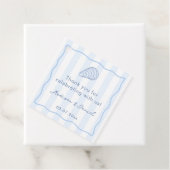 Hand Drawn Oyster Roast Couples Bridal Shower フェイバータグ (インサイチュ)