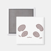 Hand-Drawn Panda Magnet - Elegant Simplicityマグネット マグネット (正面/裏面)
