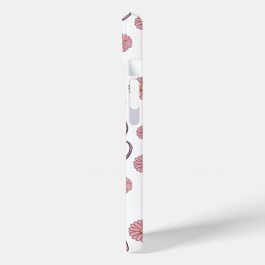 Hand-drawn Pink Girly Elements Seamless Pattern Case-Mate iPhoneケース (裏面 / 左)