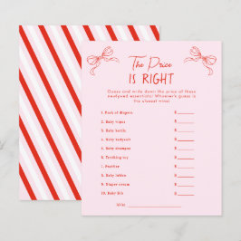 Hand Drawn Pink & Red The Price is Right Game