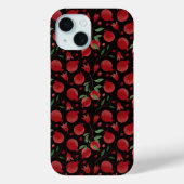 Hand-drawn Pomegranate Fruits Seamless Pattern Case-Mate iPhoneケース (裏面)