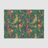 Hand Drawn Rainforest Animals Tissue Paper 薄葉紙 (正面)