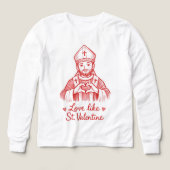 Hand Drawn Red Love Like St. Valentine Heart (デザイン正面)