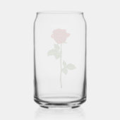 Hand-Drawn Red Rose Can Glass ガラス缶 (裏面)