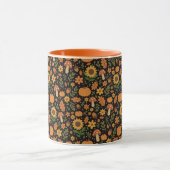 Hand Drawn Rustic Fall Pattern Coffee Mug マグカップ (中央)