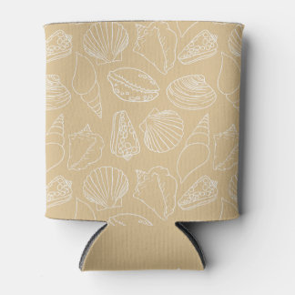 Hand-drawn Sandy Shells Cooler 缶クーラー