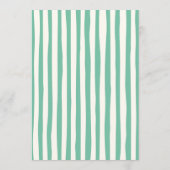 Hand Drawn Scribble Doodles Green St Patrick's Day 招待状 (裏面)