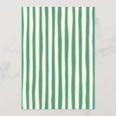 Hand Drawn Scribble Doodles Green St Patrick's Day 招待状 (裏面)